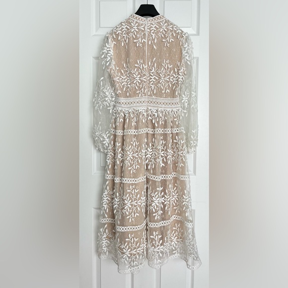 Ivy City Co., Sicily dress with champagne color lining, size S - Picture 3 of 15